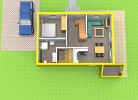 Sample floor plan - type 3 ground floor