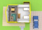 Sample floor plan - type 1 upper floor