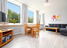Living area with sofa bed
