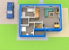 Sample floor plan - type 4 ground floor Wheelchair accessible