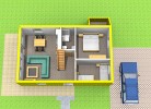 Muster Grundriss - Typ 2 EG