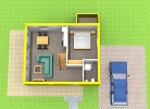 Sample floor plan - type 1 ground floor